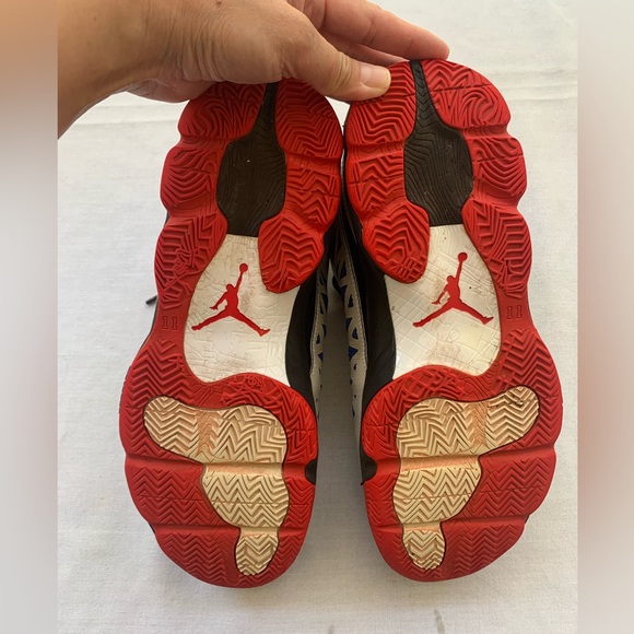 NIKE - JORDAN CP3.VI CHRIS PAUL WHITE/WHITE-GAME Blue Red - Picture 6 of 11